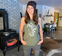 Load image into Gallery viewer, Green Herb Lady Tank Top