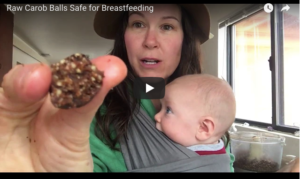 Raw Carob Balls Safe For Breastfeeding