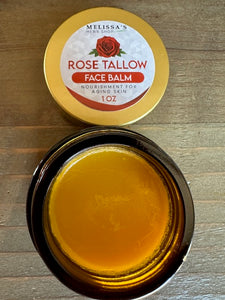 Rose Coffee Tallow Face Balm