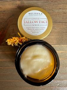 Gentle Tallow Face Scrub (Essential Oil Free)
