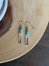 Load image into Gallery viewer, Quartz &amp; Amazonite Earrings
