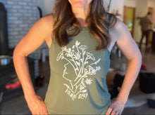 Load image into Gallery viewer, Green Herb Lady Tank Top
