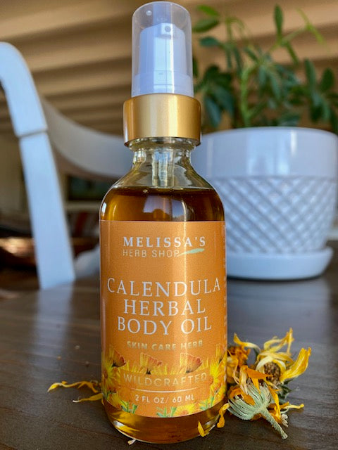 Calendula Herbal Body Oil (essential oil free) – Melissa Henig