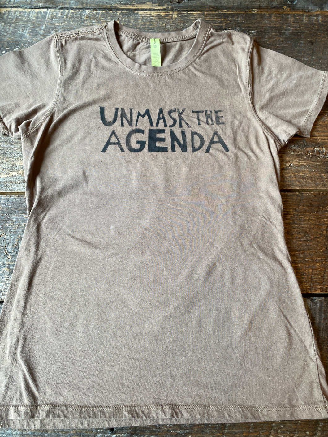 Women's Unmask The Agenda T-Shirt